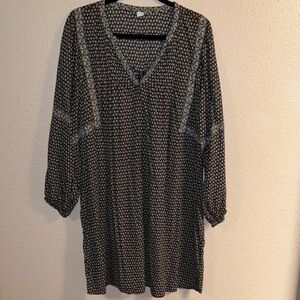 Old Navy Boho Floral Long Sleeve Dress